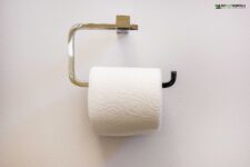 how to install a toilet paper holder